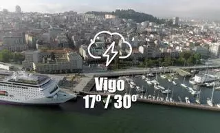 El tiempo en Vigo: previsión meteorológica para hoy, jueves 27 de junio