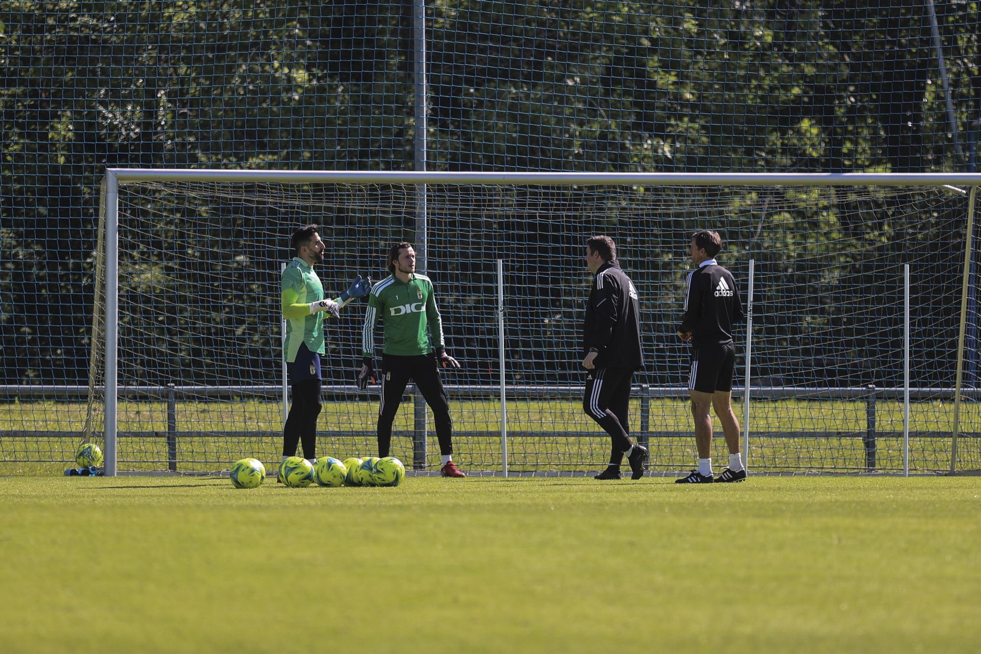 Las imágenes del entrenamiento del Oviedo