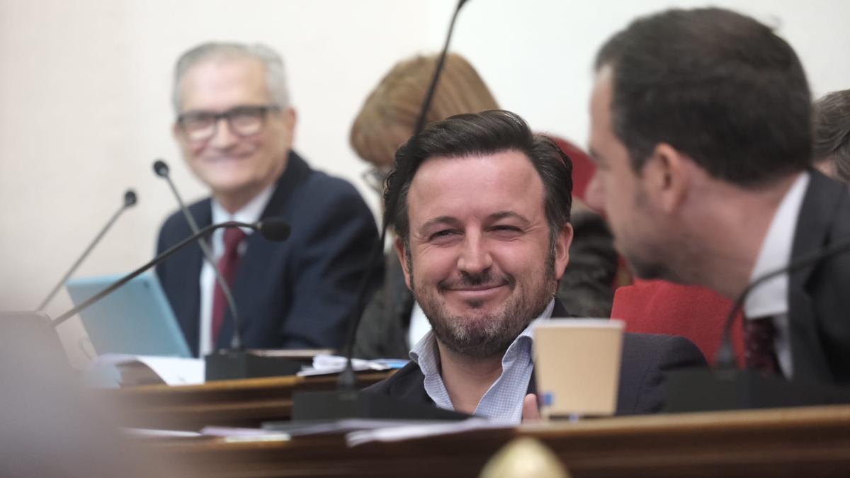 Pablo Ruz, en el pleno de este lunes