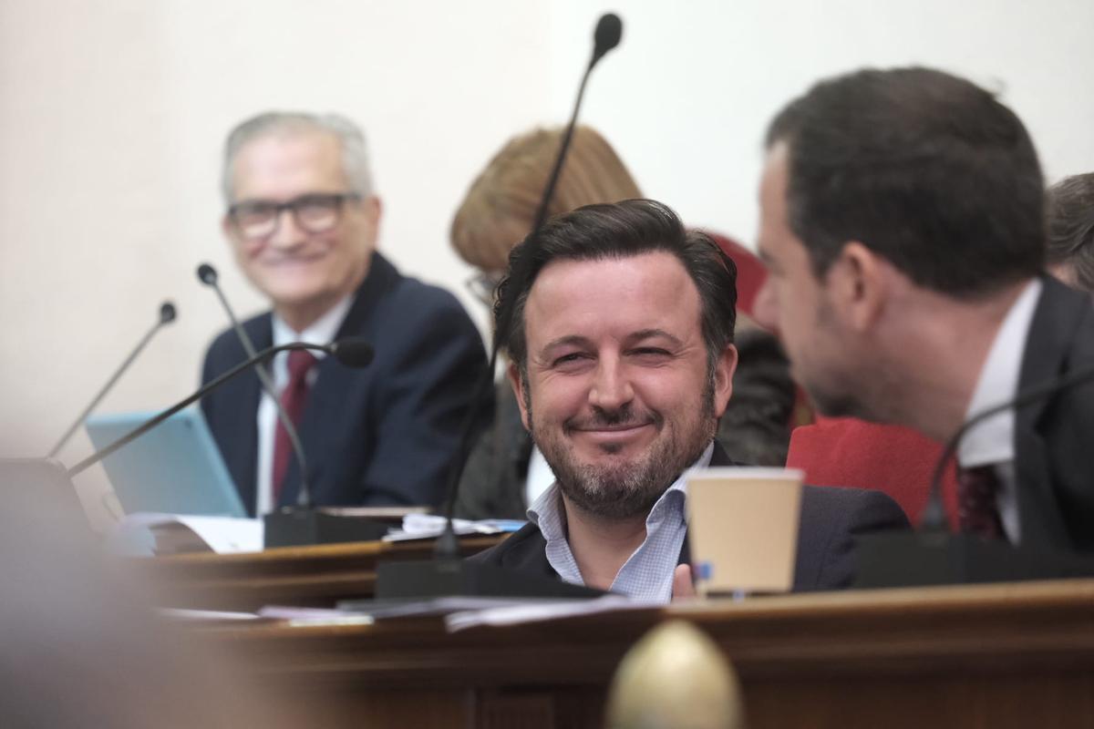 Pablo Ruz, en el pleno de este lunes