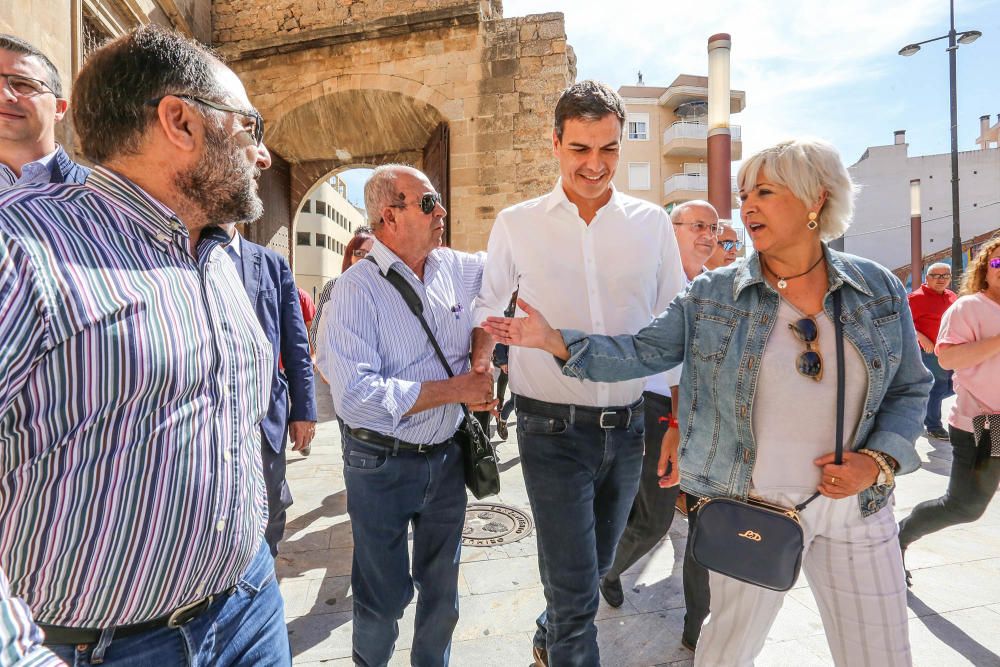 Visita de Pedro Sánchez a Orihuela