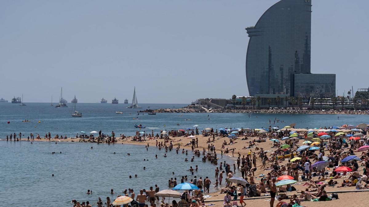 Playa de Barcelona, a 1 de junio de 2025.