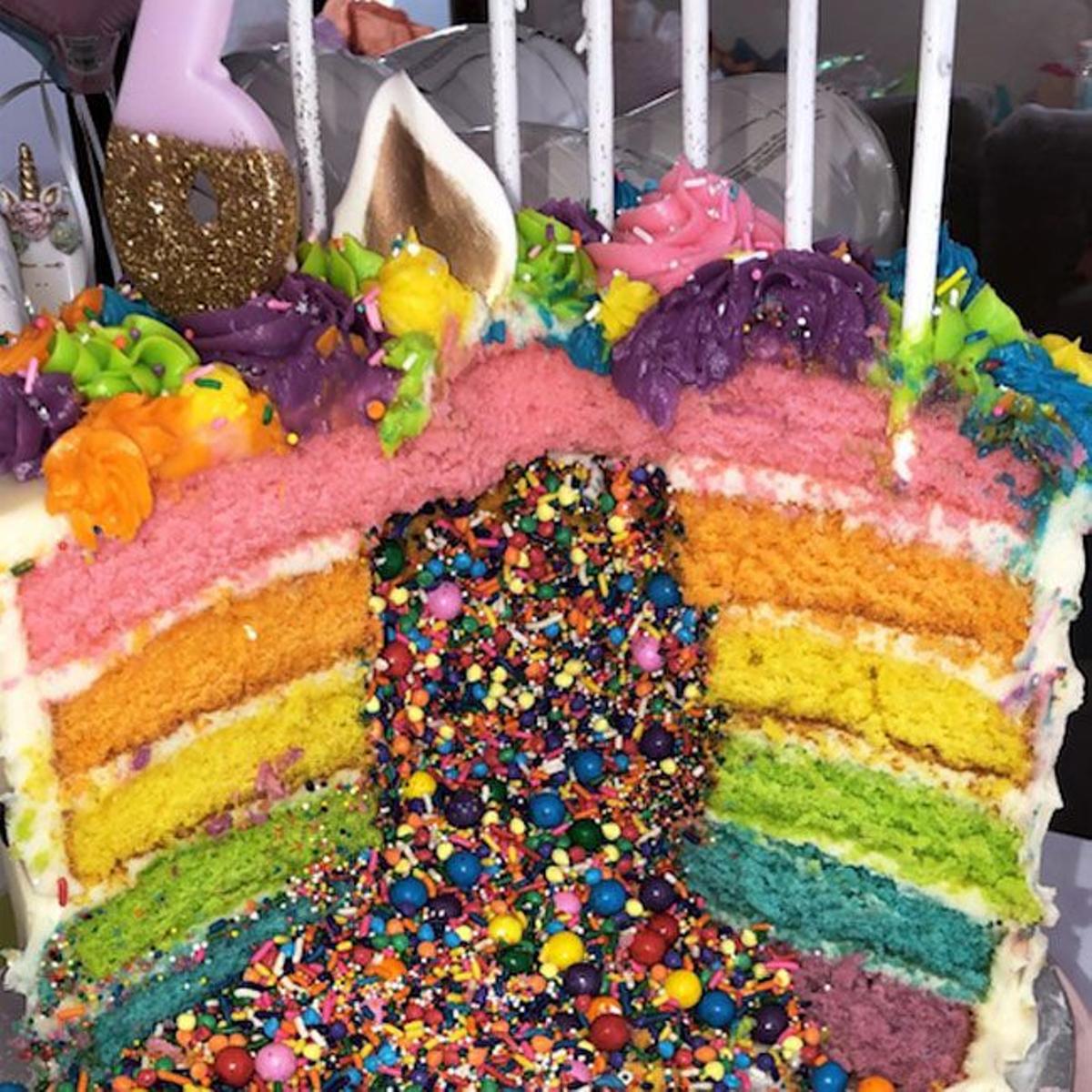 La tarta de unicornio de North y Penelope