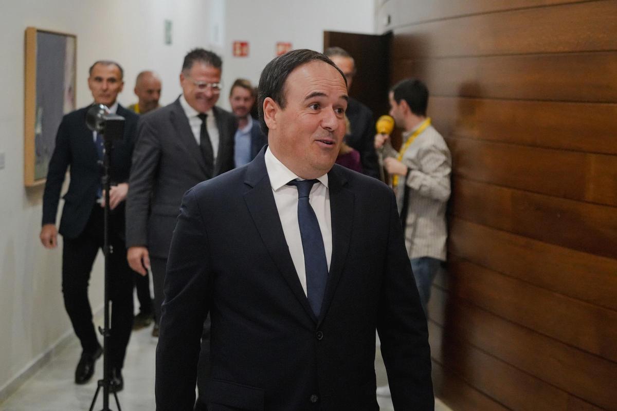 Juanfran Pérez Llorca, en una imagen en las Corts.
