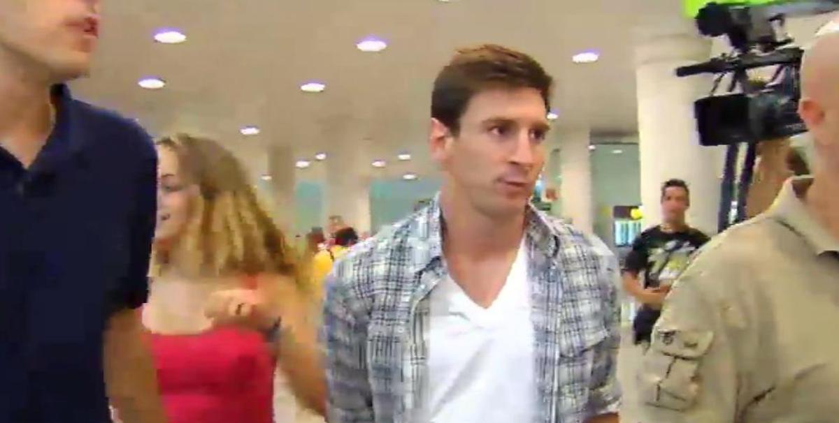 Imatges d’arxiu del futbolista Leo Messi i la seva mare, Celia Cuccitini.