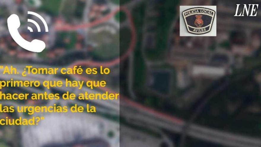 "Estamos tomando café": la respuesta de la Policía Local a un conductor cabreado en Avilés