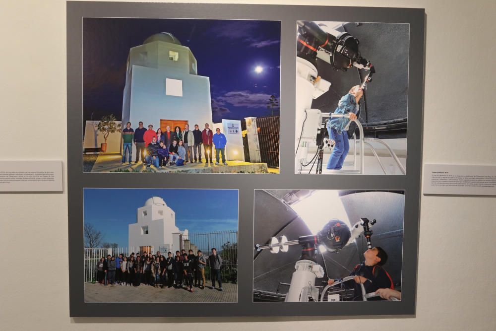 Sa Nostra Sala acoge una exposición de fotografías del firmamento e instrumental de la Agrupació Astronòmica d´Eivissa.