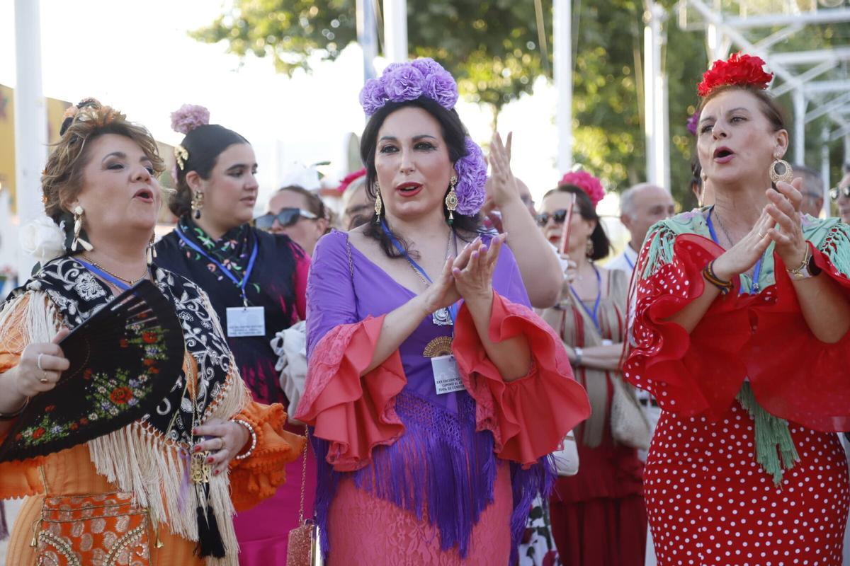 El pasacalles rociero en la Feria de Córdoba, en imágenes