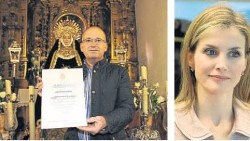 La Reina acepta ser nombrada Camarera Mayor de la Soledad