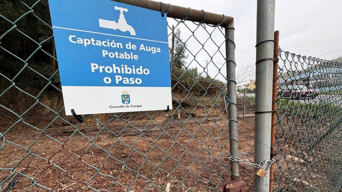 Manantila de Anguieiro, donde está el depósito de Ourelo