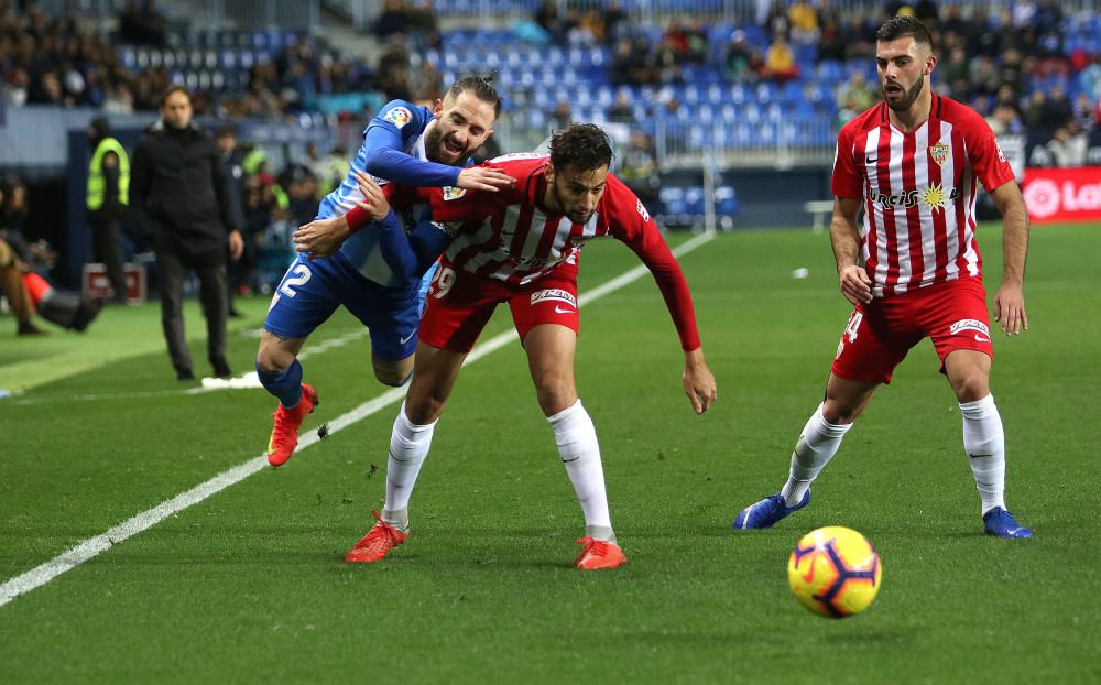 El conjunto blanquiazul regaló dos puntos en el último suspiro tras el tanto de Luis Rioja, que igualó el gol inicial de Adrián