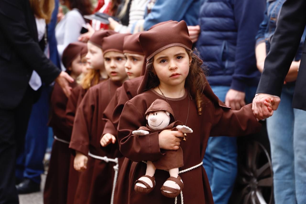 La procesión infantil de los Franciscanos 2025, en imágenes