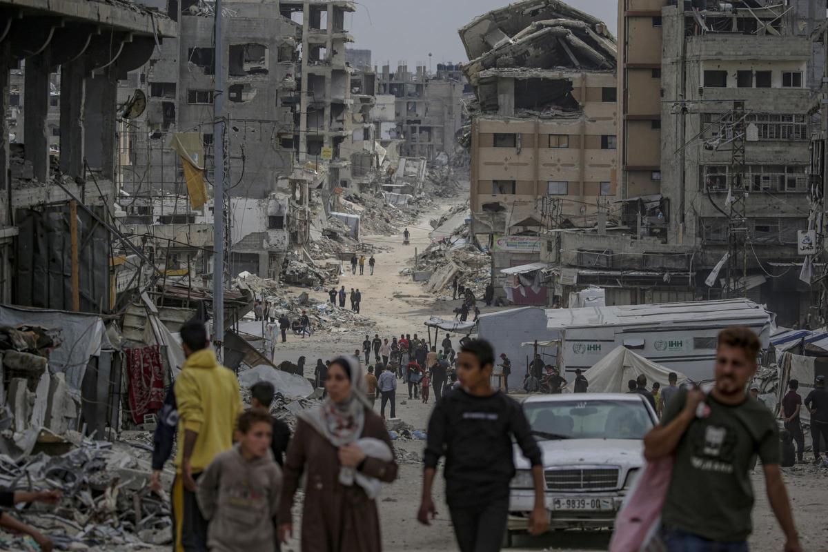 Gaza destrozada por la guerra. Gaza destrozada por la guerra.