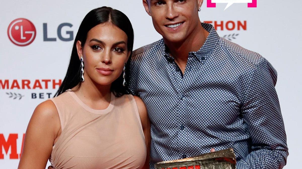 Georgina Rodríguez y Cristiano Ronaldo posan juntos