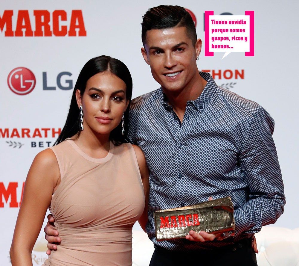 Georgina Rodríguez y Cristiano Ronaldo posan juntos