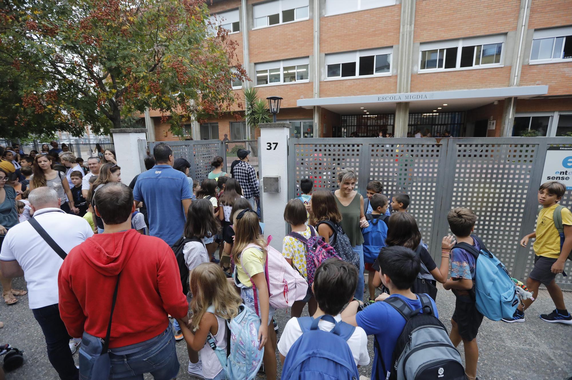 Inici del curs escolar a Girona