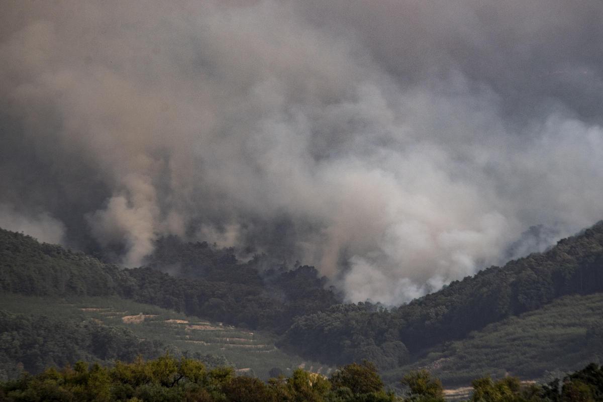 Fotogalería | El incendio de Jarilla desde Baños de Montemayor Fotogalería | El incendio de Jarilla desde Baños de Montemayor