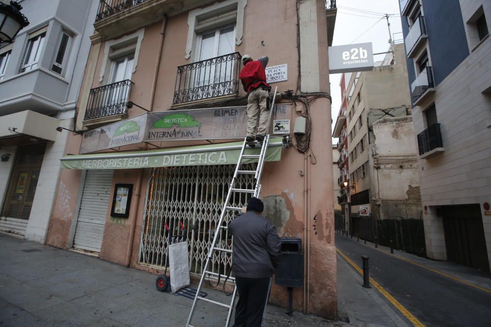 Cambio de nombre de la plaza Calvo Sotelo de Alica