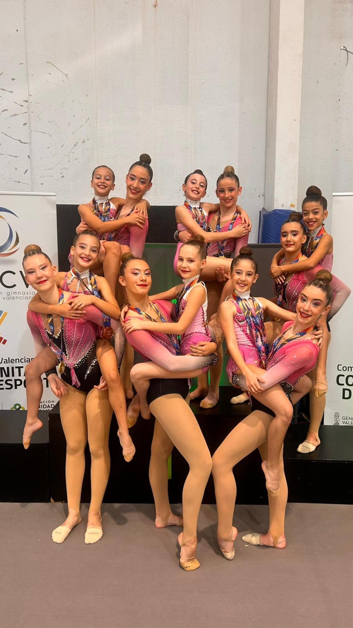 conjunto alevin e infantil absoluto.