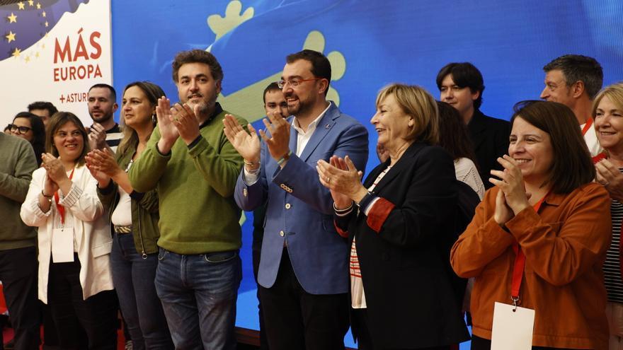 EN IMÁGENES: El PSOE asturiano analiza los resultados de las elecciones europeas