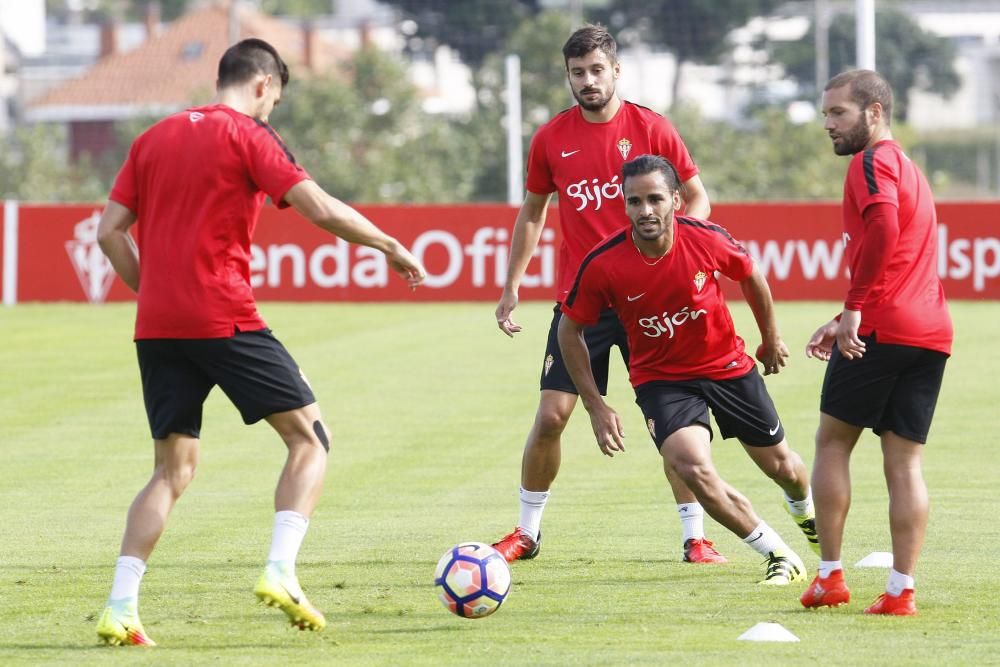 Entrenamiento del Sporting