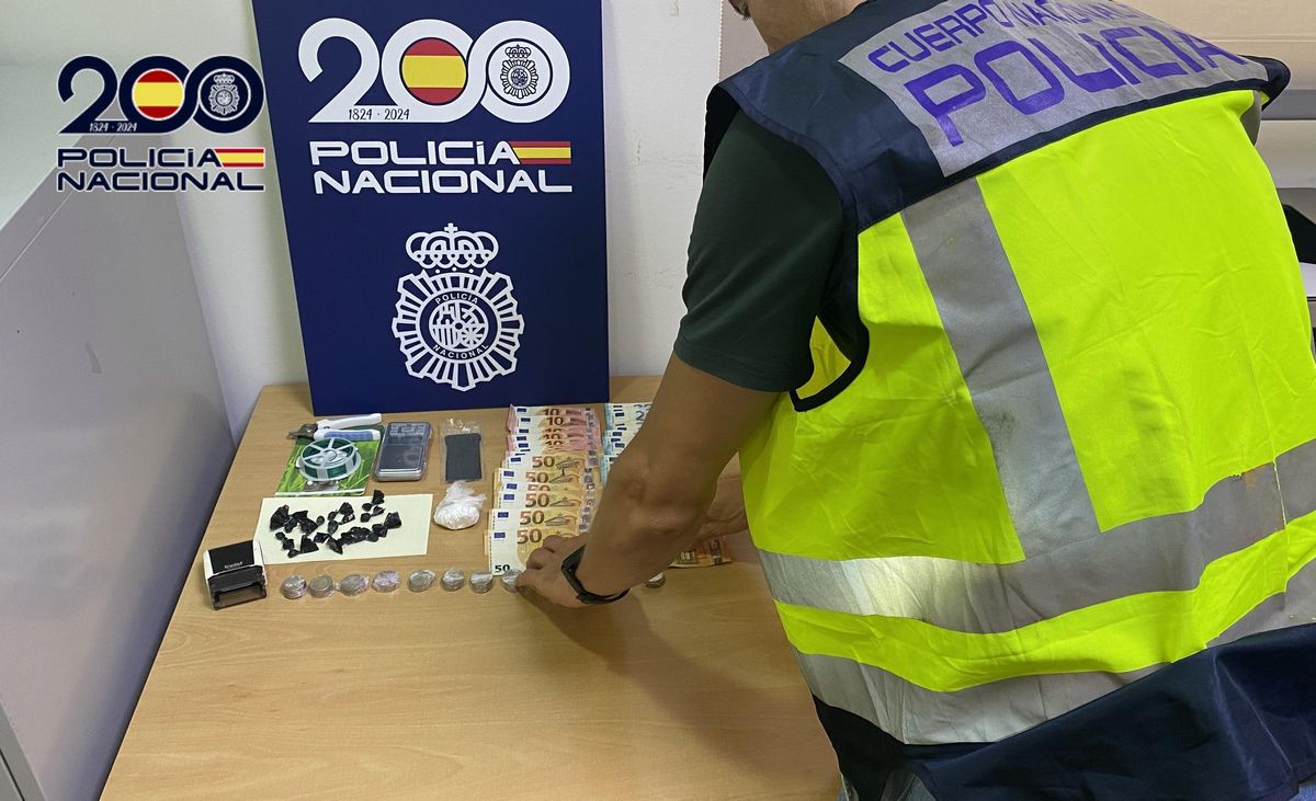 Imagen del material intervenido durante la operación.