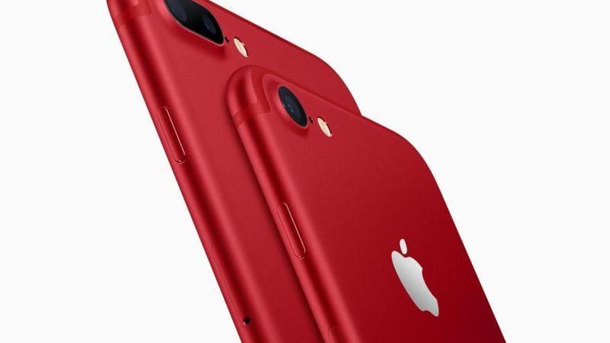 Apple lanza el iPhone 7 y 7 Plus en rojo para luchar contra el sida