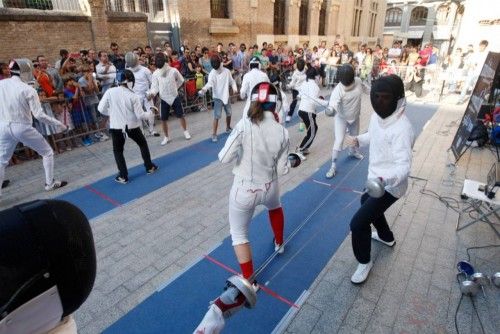 Esgrima en la calle