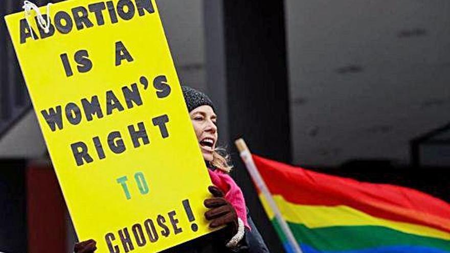Manifestació a favor del dret a l&#039;avortament a Chicago