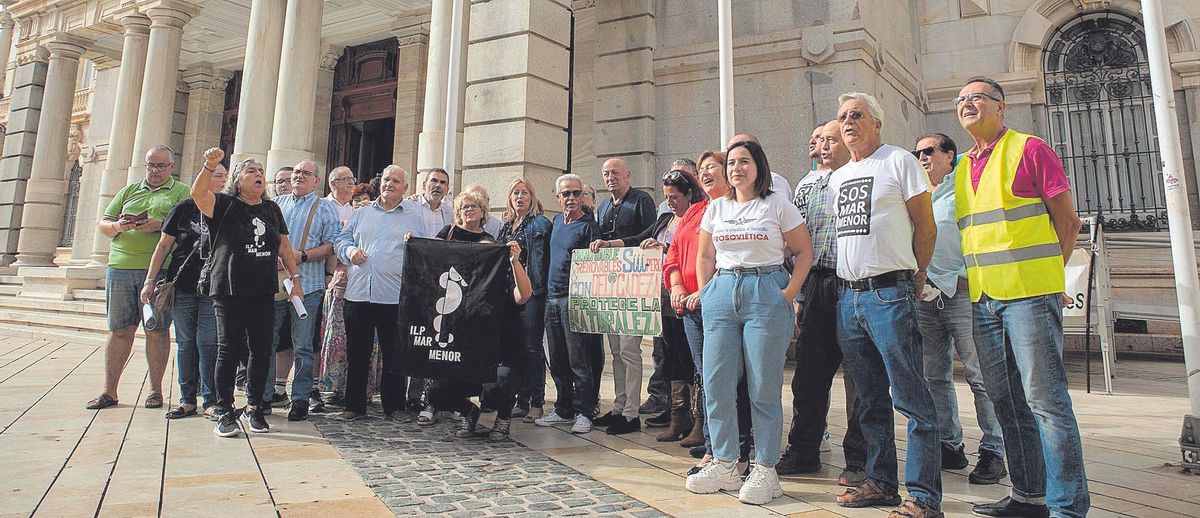 Protesta el pasado mes de octubre