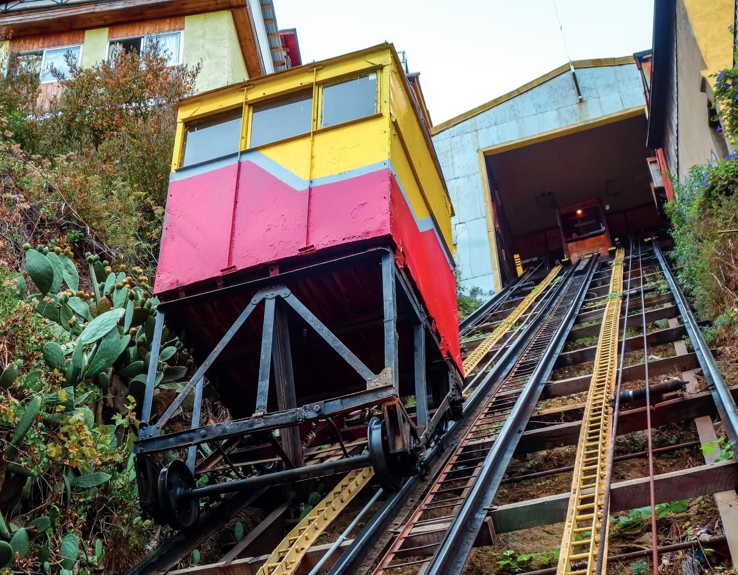 Funicular en Valparaíso.