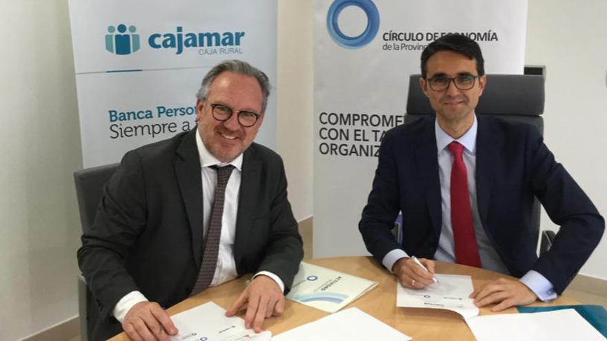 Convenio entre Cajamar y el Círculo de Economía de Alicante