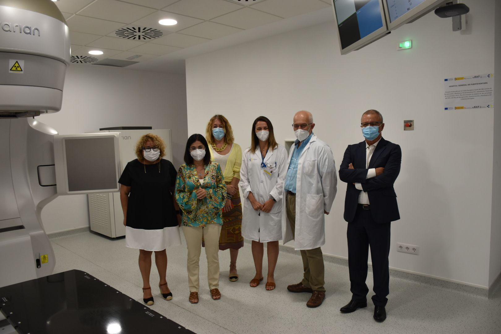 Visita de Carolina Darias al Hospital General de Fuerteventura