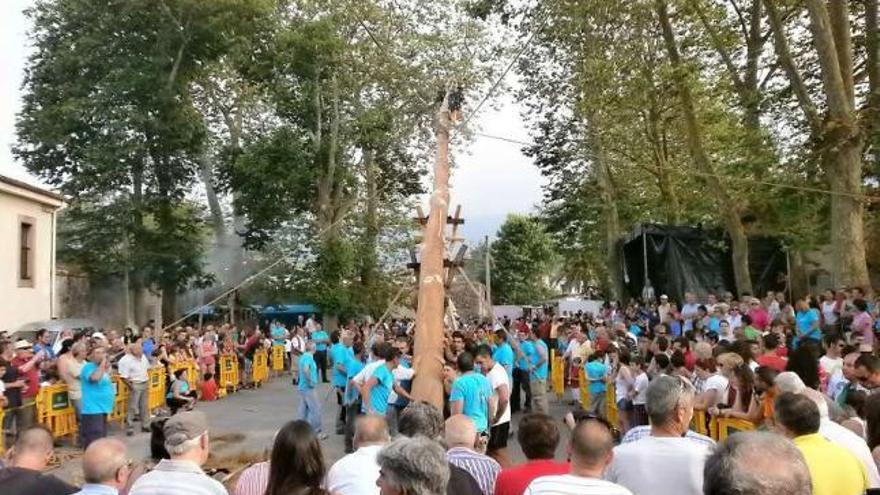 Horas antes de la celebración