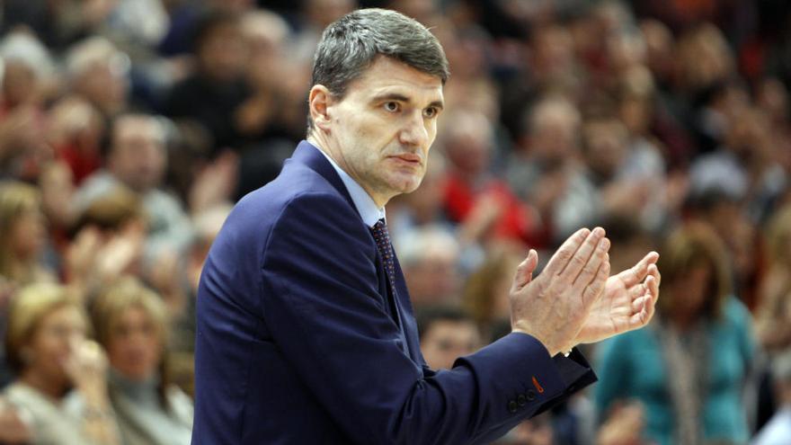 Perasovic, durante un partido del Valencia BC.