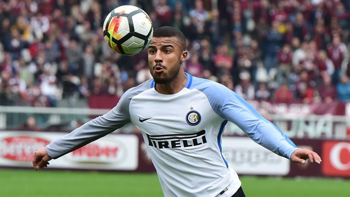 Rafinha, en un partido con el Inter de Milan