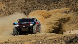 Sainz, durante el prólogo de este viernes en Arabia.