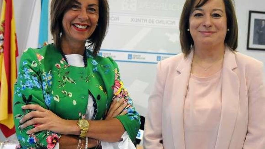 Marisol Díaz con Susana López Abella. // FdV