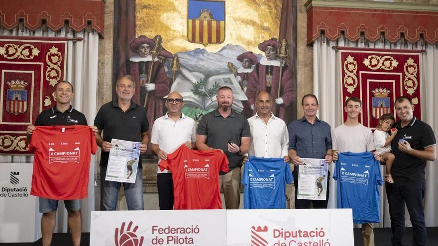 Die Deputación von Castelló fördert die zehnte Ausgabe des Autonomen Frare-Meisterschaft: Neuheiten und Programm
