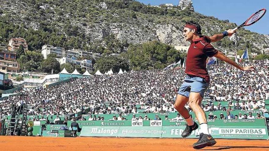 Federer se impuso a García López.