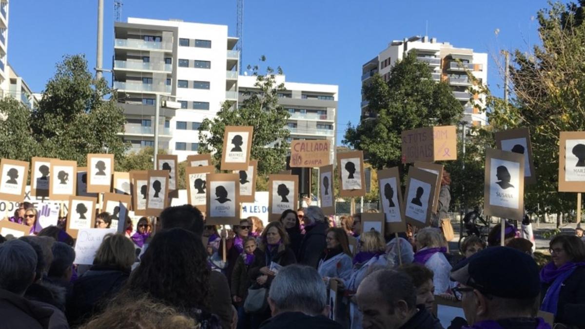 Imagen de la 7ª marcha contra la violencia machista del Baix Llobregat