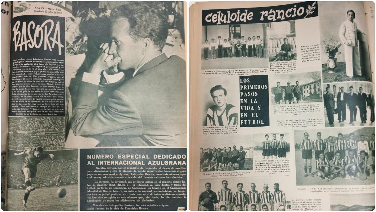 La Revista Barça dedicó un número íntegro a la figura de Basora