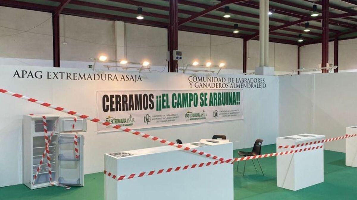 Estand cerrado de Apag y la Comunidad de Labradores en Iberovinac.