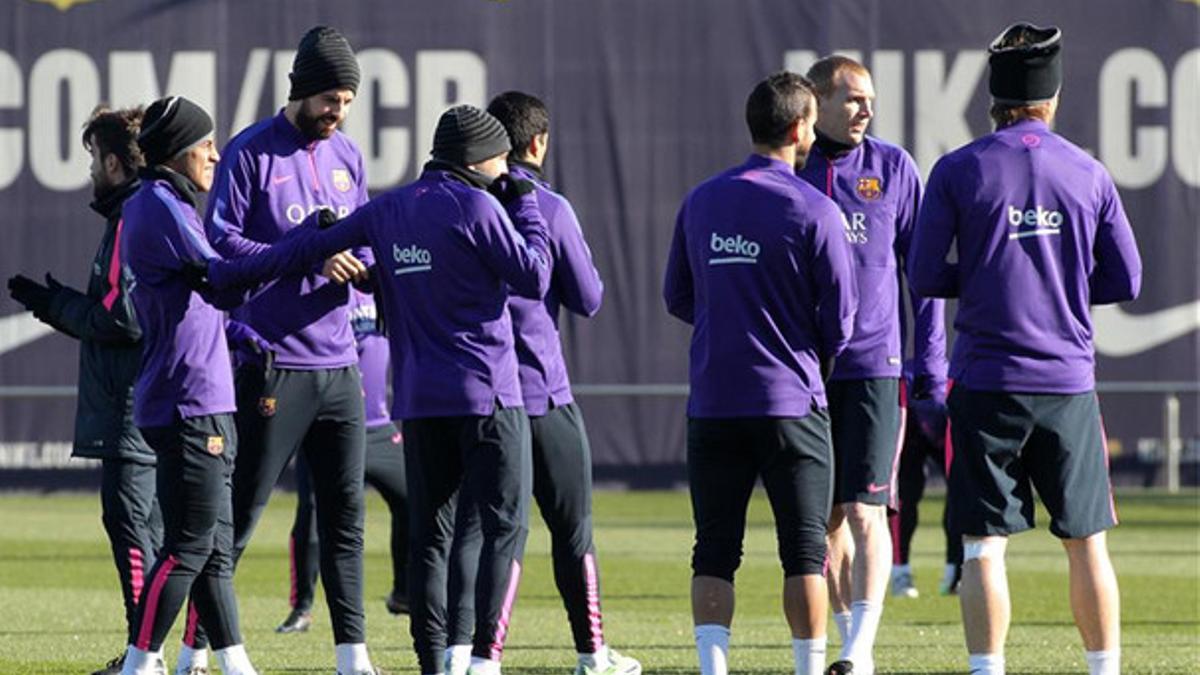 Vuelta al trabajo tras el partido de Copa en el Vicente Calderón