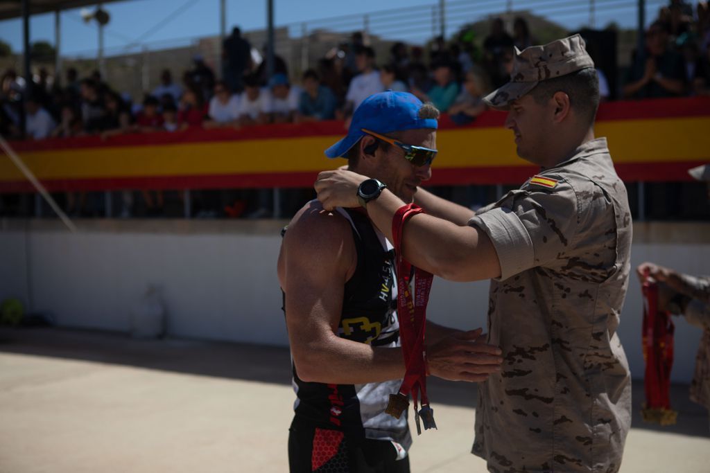 Momento de la llegada a meta en la Ruta de las Fortalezas de Cartagena