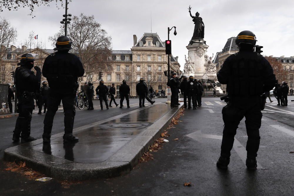 Protesta de los ''chalecos amarillos'' en París