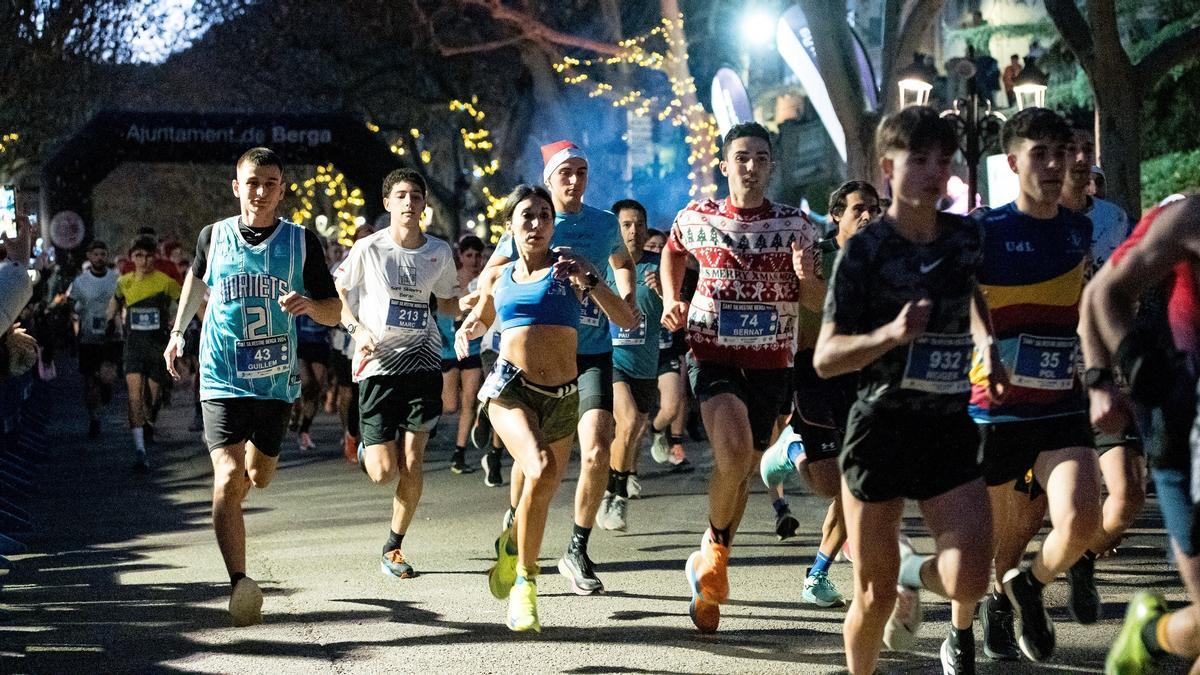 Participants a la Sant Silvestre de Berga l'any passat