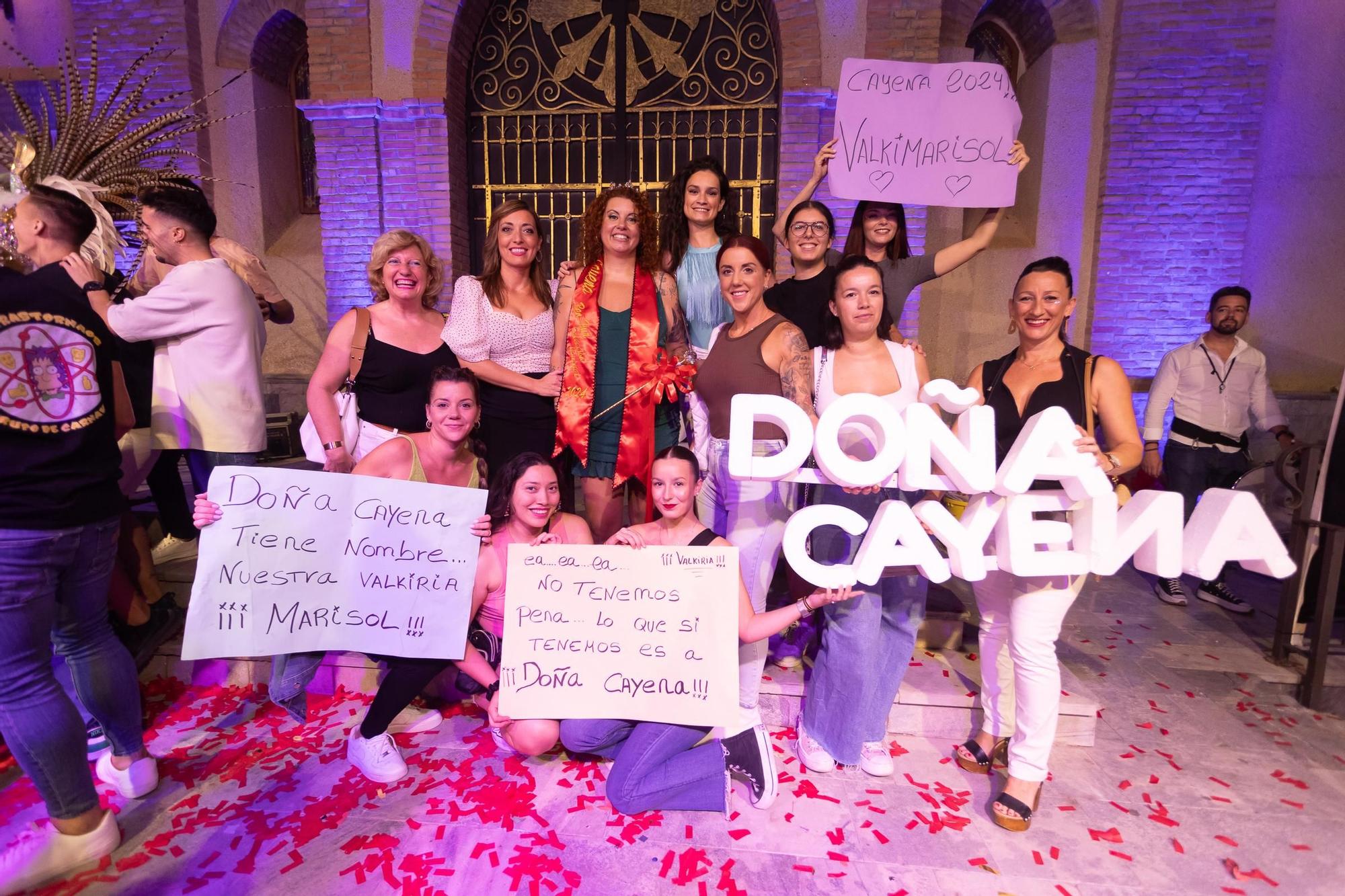 Las imágenes de la gala de elección de los musos y Don Pimentón y Doña Cayena del Carnaval del Cabezo de Torres 2023