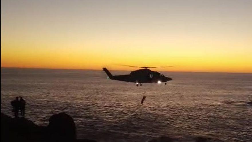 Un simulacro de rescate causa alarma en Cabo Udra