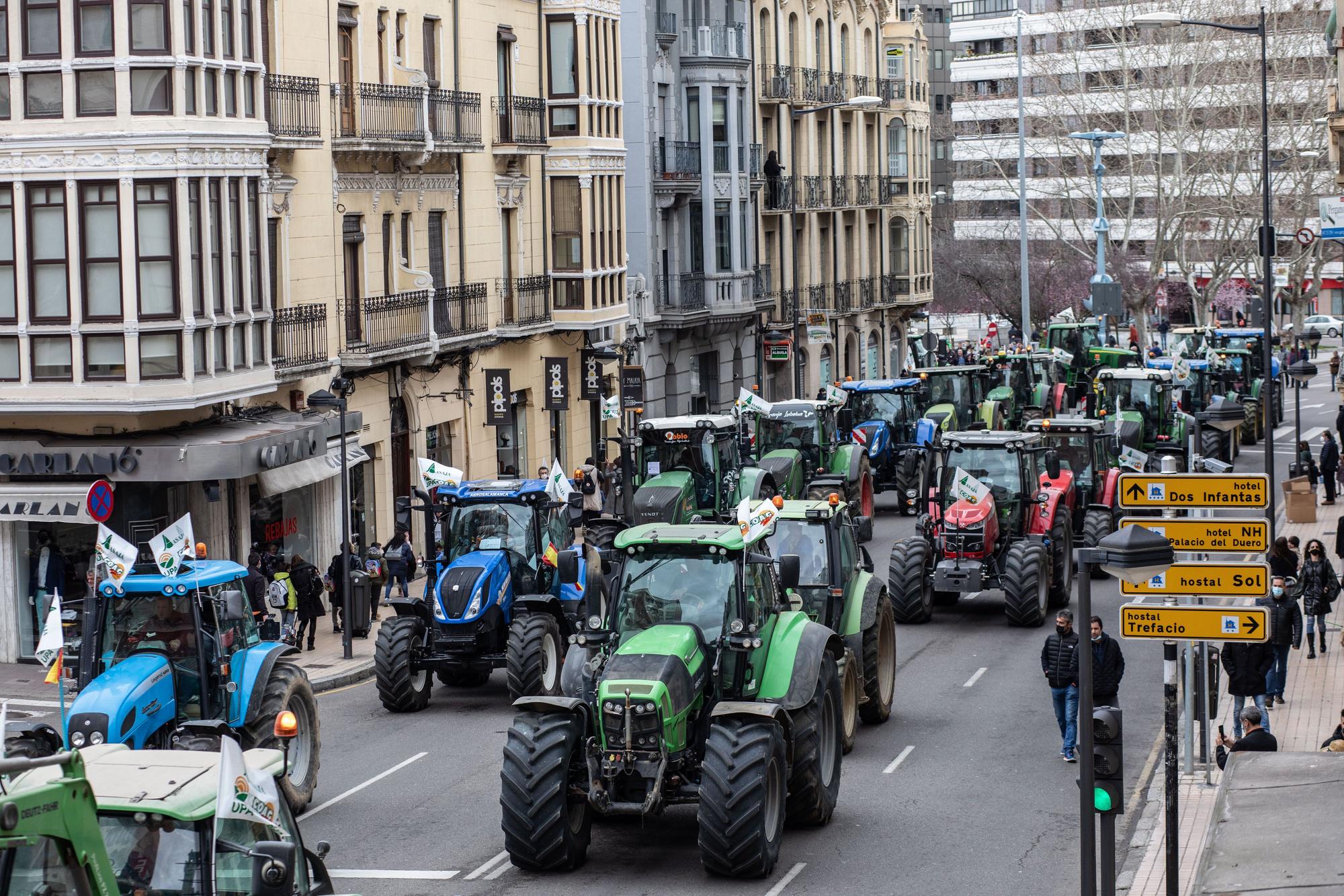 GALERÍA | Las imágenes de la tractorada en Zamora 2022